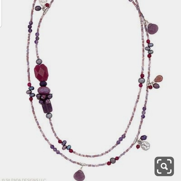 Silpada Designs Jewelry - Silpada Blush wine Necklace